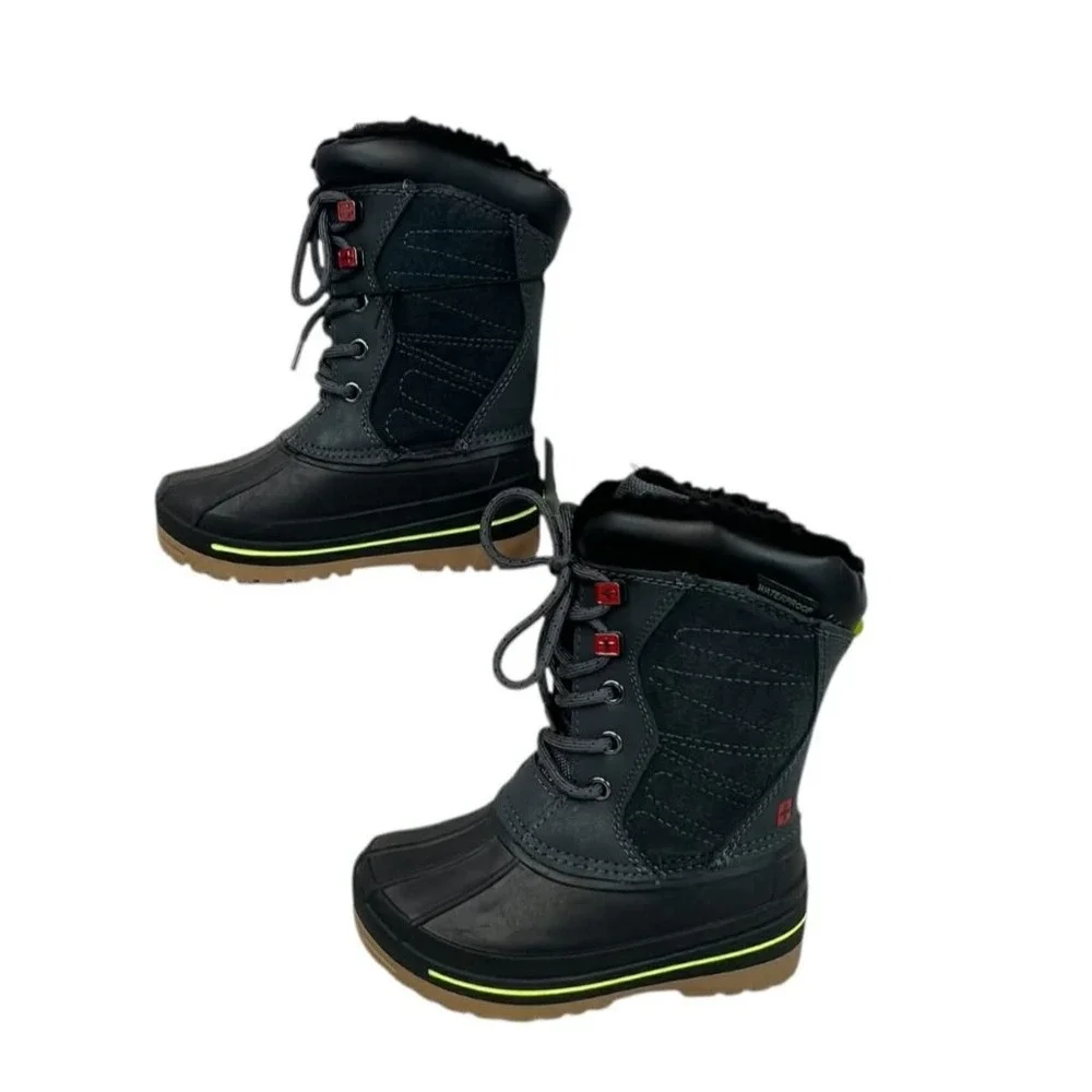 Swiss Tech Kids Size 10 Insulated to -25 degrees Black Winter‎ Boots
